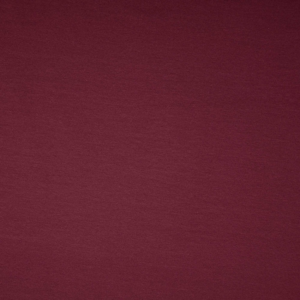 [30124-554-7021] Baumwoll-Jersey Uni (7021 Bordeaux)