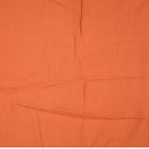 [30129-110-5009] Musselin Double Gauze Uni (5009 Terracotta)