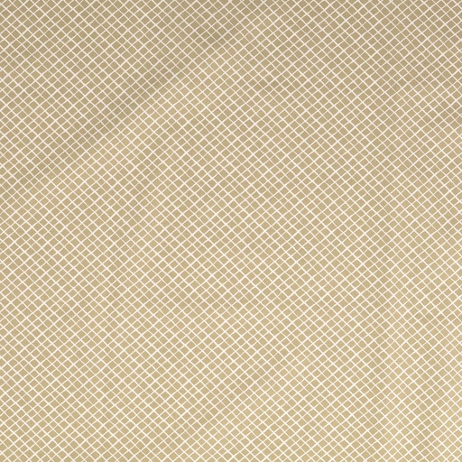 [30133-520-0013] Baumwolldruck mit weißen Rautenmustern (0013 Beige)