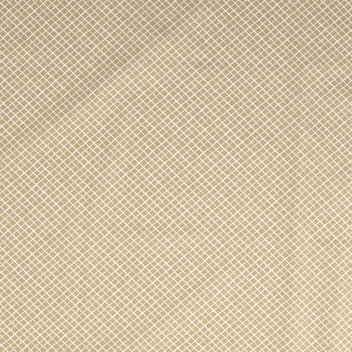 [30133-520-0013] Baumwolldruck mit weißen Rautenmustern (0013 Beige)