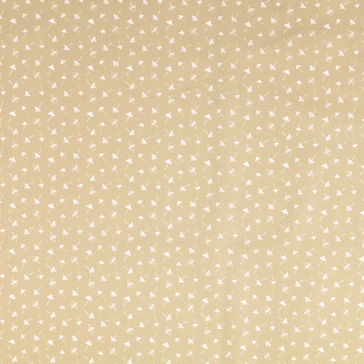 [30133-702-0006] Baumwolle mit kleinen weißen Pilzen (0006 Sand)