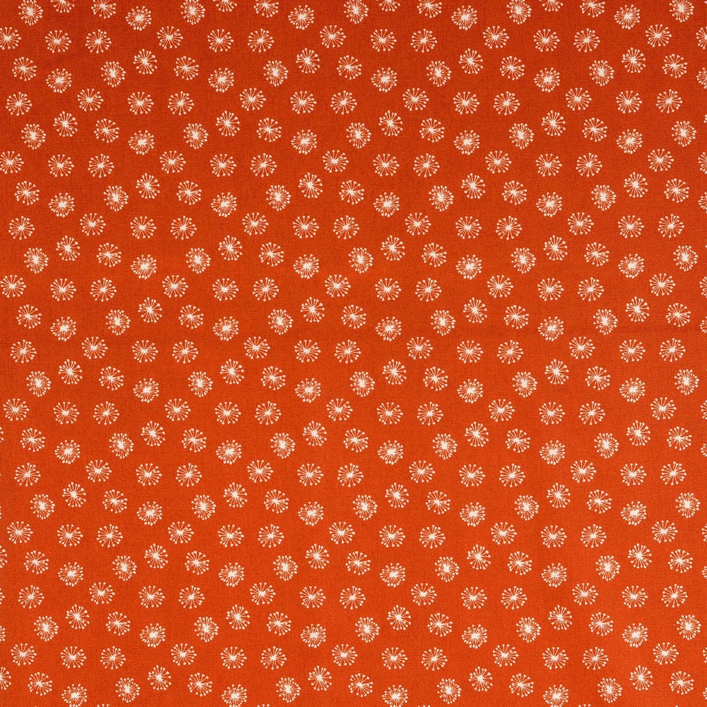 [30133-704-0011] Baumwolle mit weißer Pusteblume (0011 Terracotta)