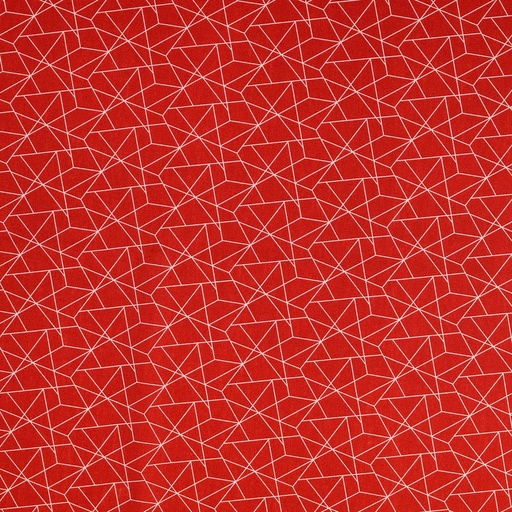 [30133-705-0002] Baumwolle Crazy Triangeles (0002 Rot)