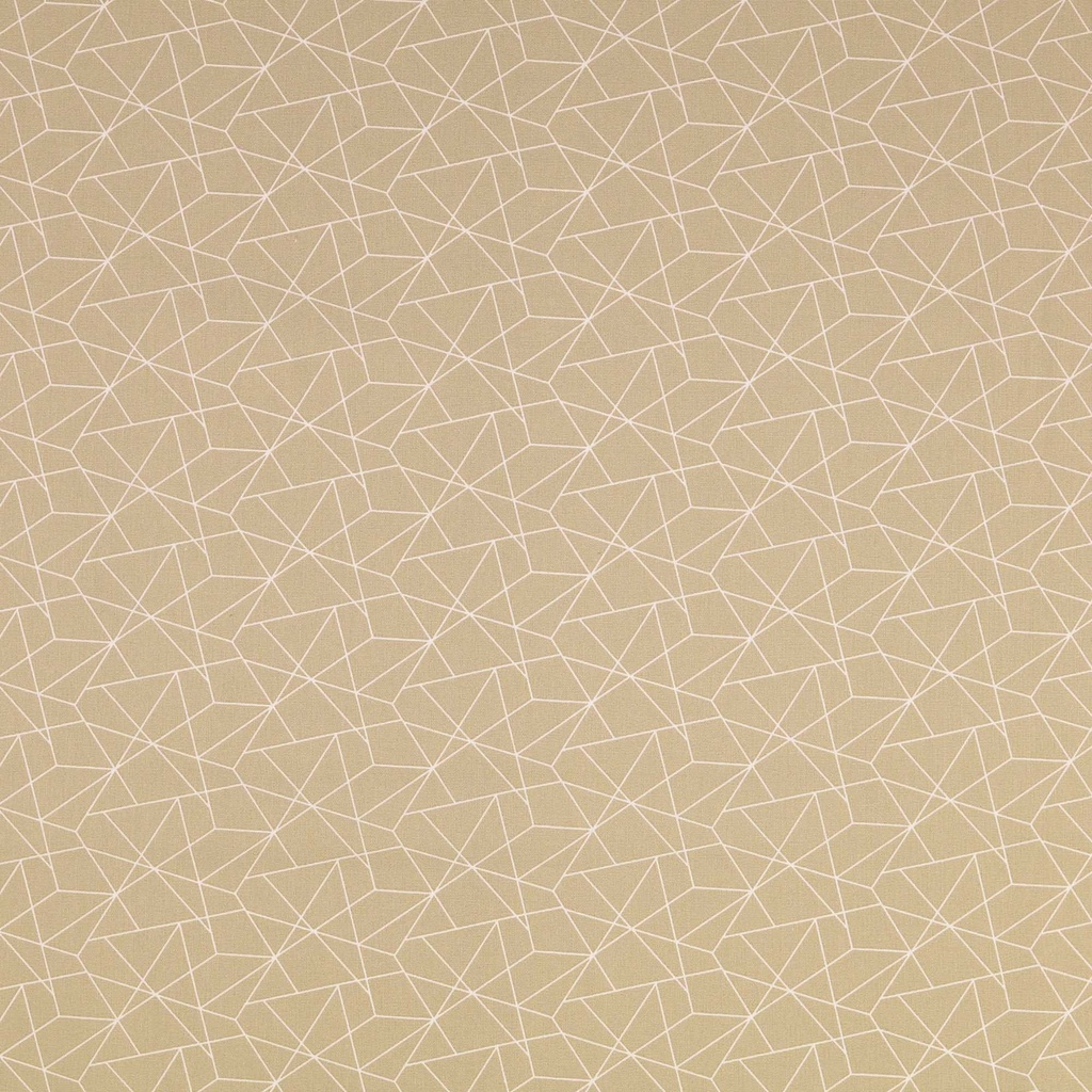 [30133-705-0006] Baumwolle Crazy Triangeles (0006 Sand)