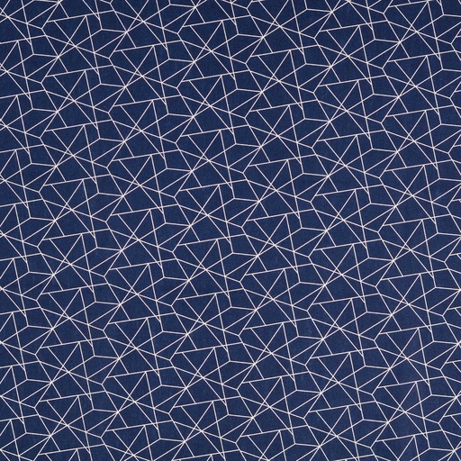 [30133-705-0012] Baumwolle Crazy Triangeles (0012 Dunkelblau)