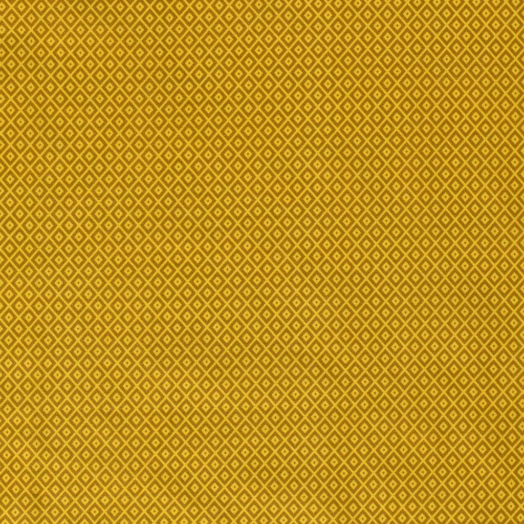 [515834-034] Baumwolle Popelin Gemustert Karo (034 Ocker)